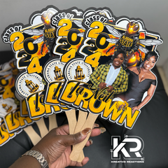 Custom Graduation Fan