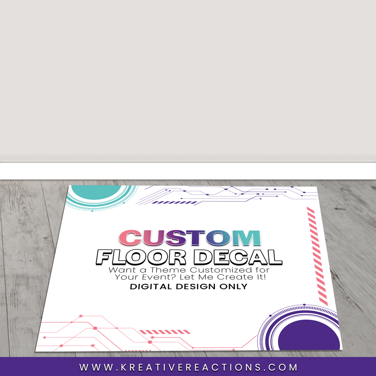 Custom Floor Decal Design