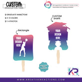 Custom Graduation Fan