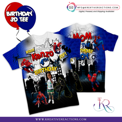 Comic Style Hero 3D Tee