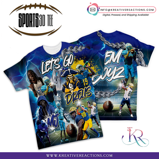 Dillard VS St.Thomas 3D Tee