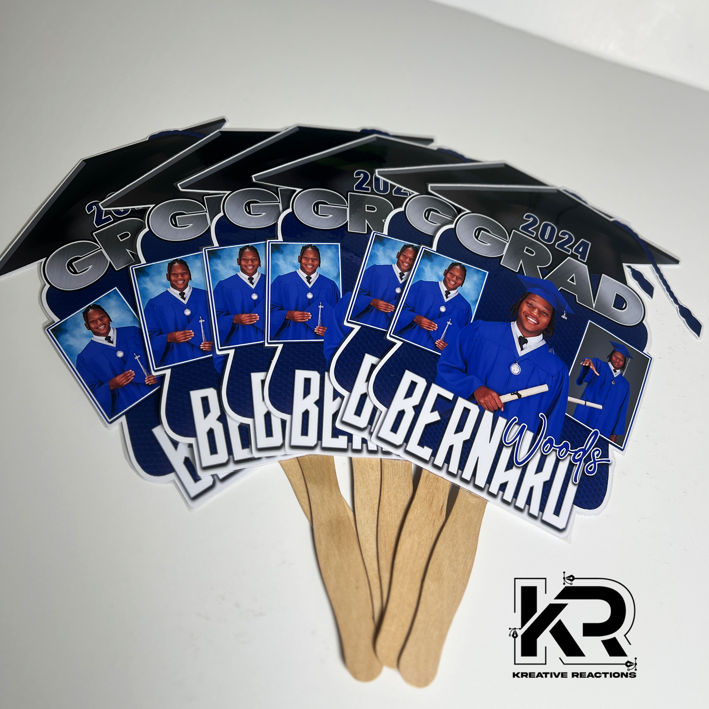 Custom Graduation Fan