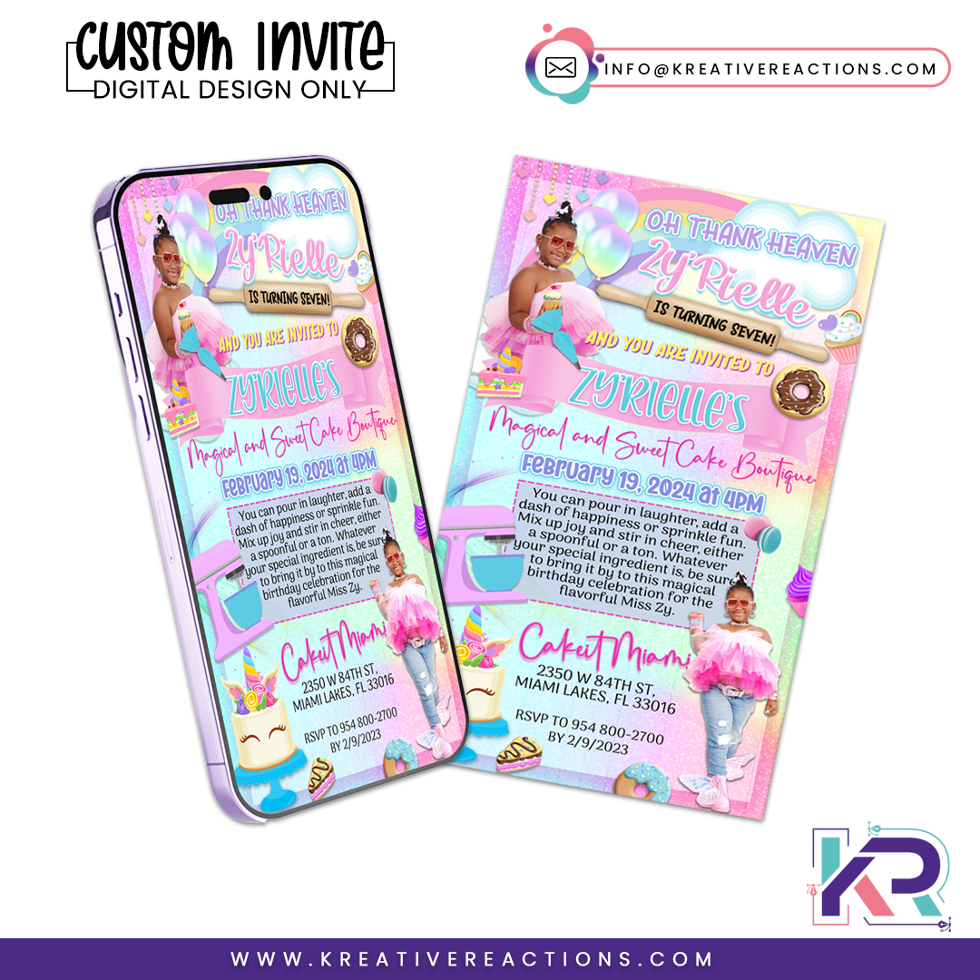 Digital Invite Design