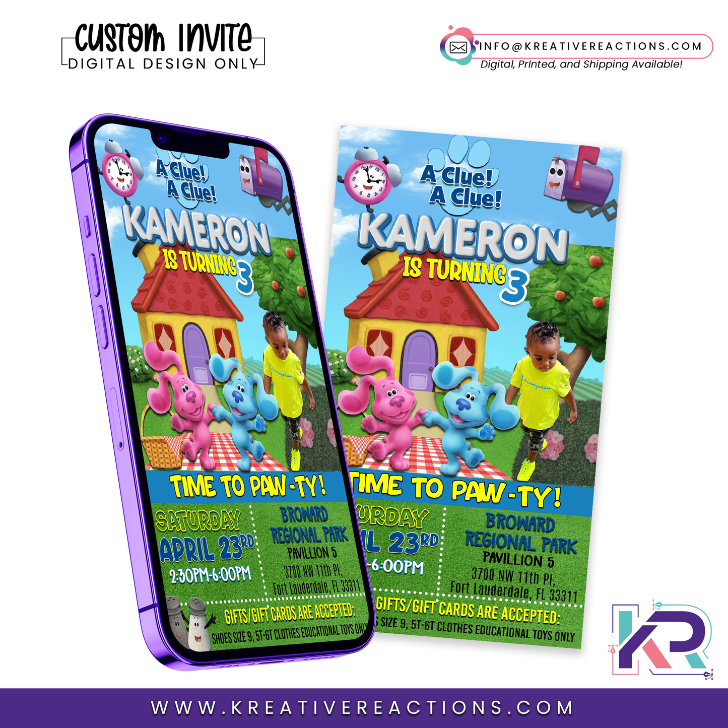 Digital Invite Design