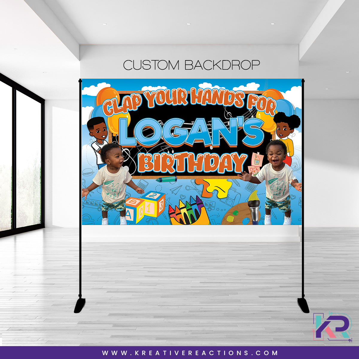 BACKDROPS (Design+Print)